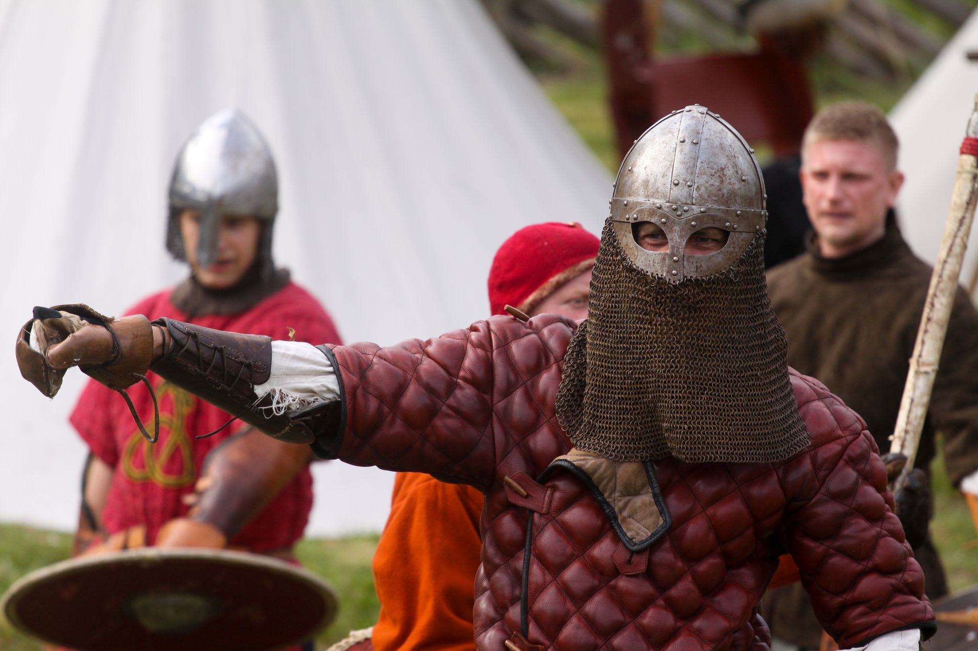 Good Viking battle gear was important when fighting against enemies