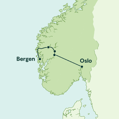 Sognefjord cruise & Balestrand map