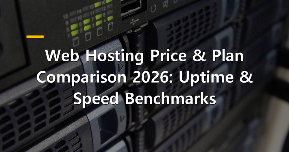 Server racks indicating web hosting reliability and speed