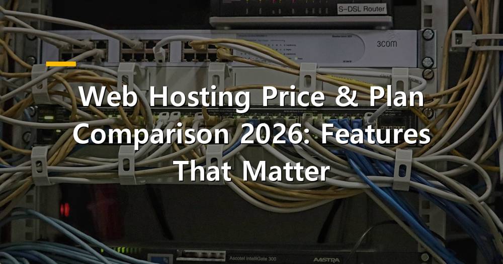 Web hosting control panel showing various features and statistics