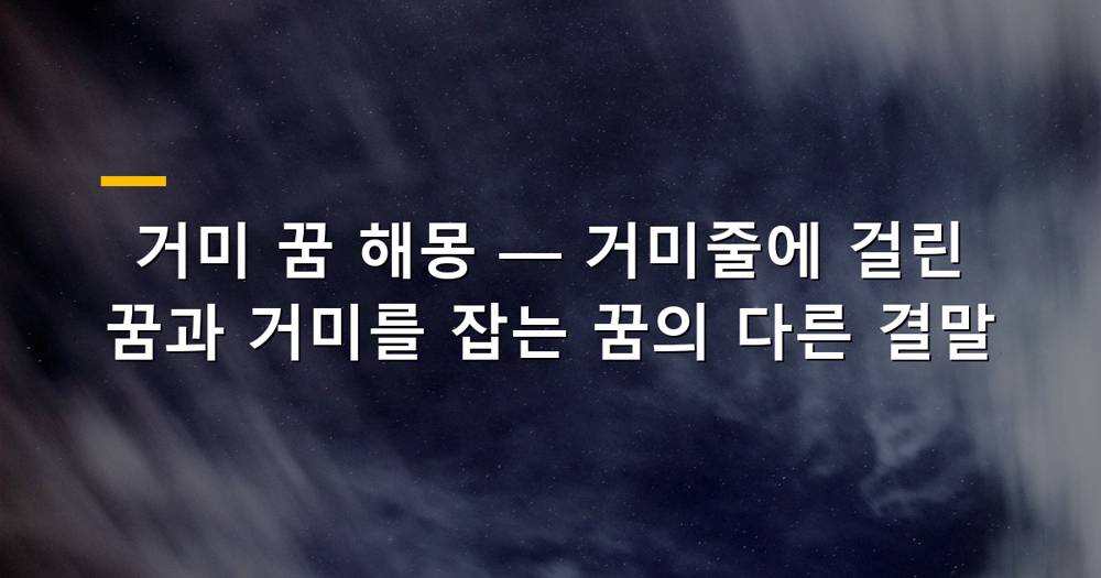 거미줄에 걸린 거미와 거미를 잡는 손 이미지