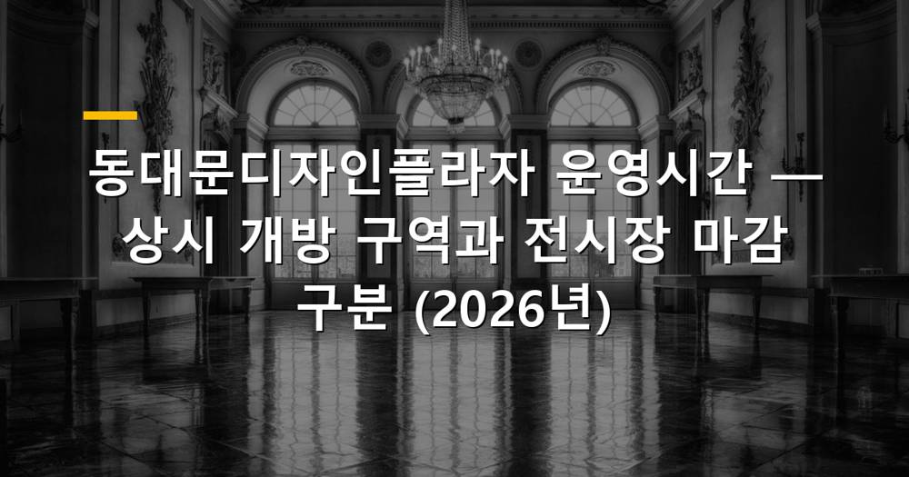 동대문디자인플라자(DDP) 야경과 방문객들