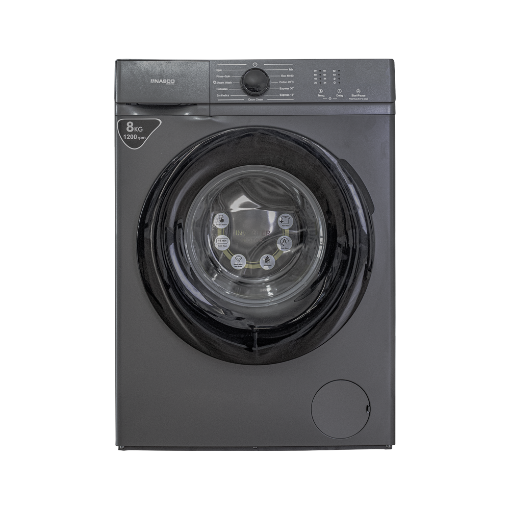 Nasco 8Kg Front Load Washing Machine