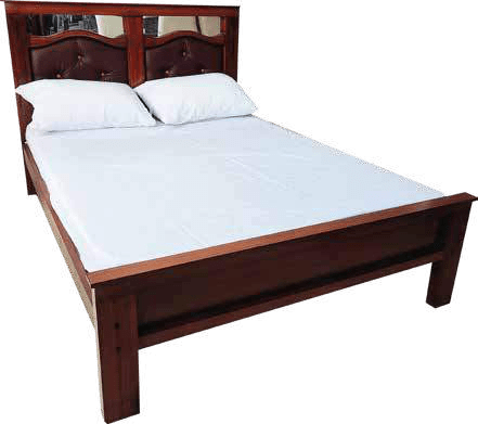 Cama Tapizada Espejos Eco