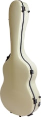 Freerange Superstrong Fiberglass Case Classical Guitar Ivory