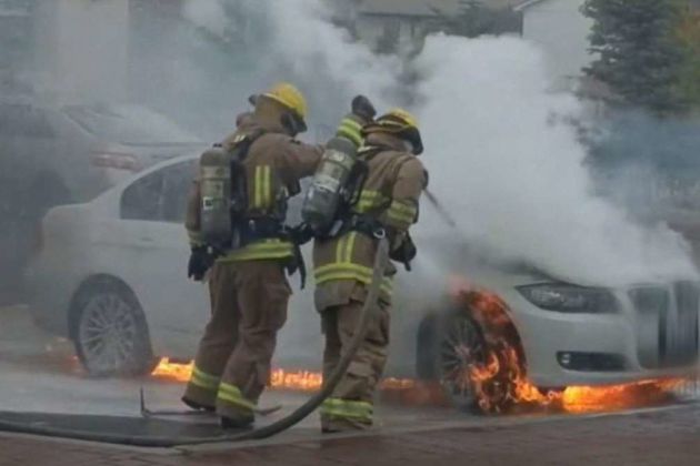 BMW fire BMW fire