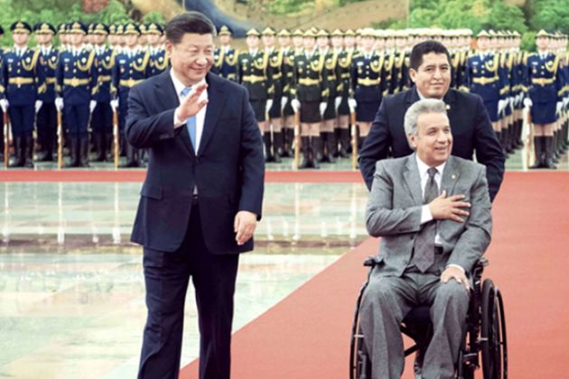 Xi Jinping and Lenin Moreno Xi Jinping and Lenin Moreno