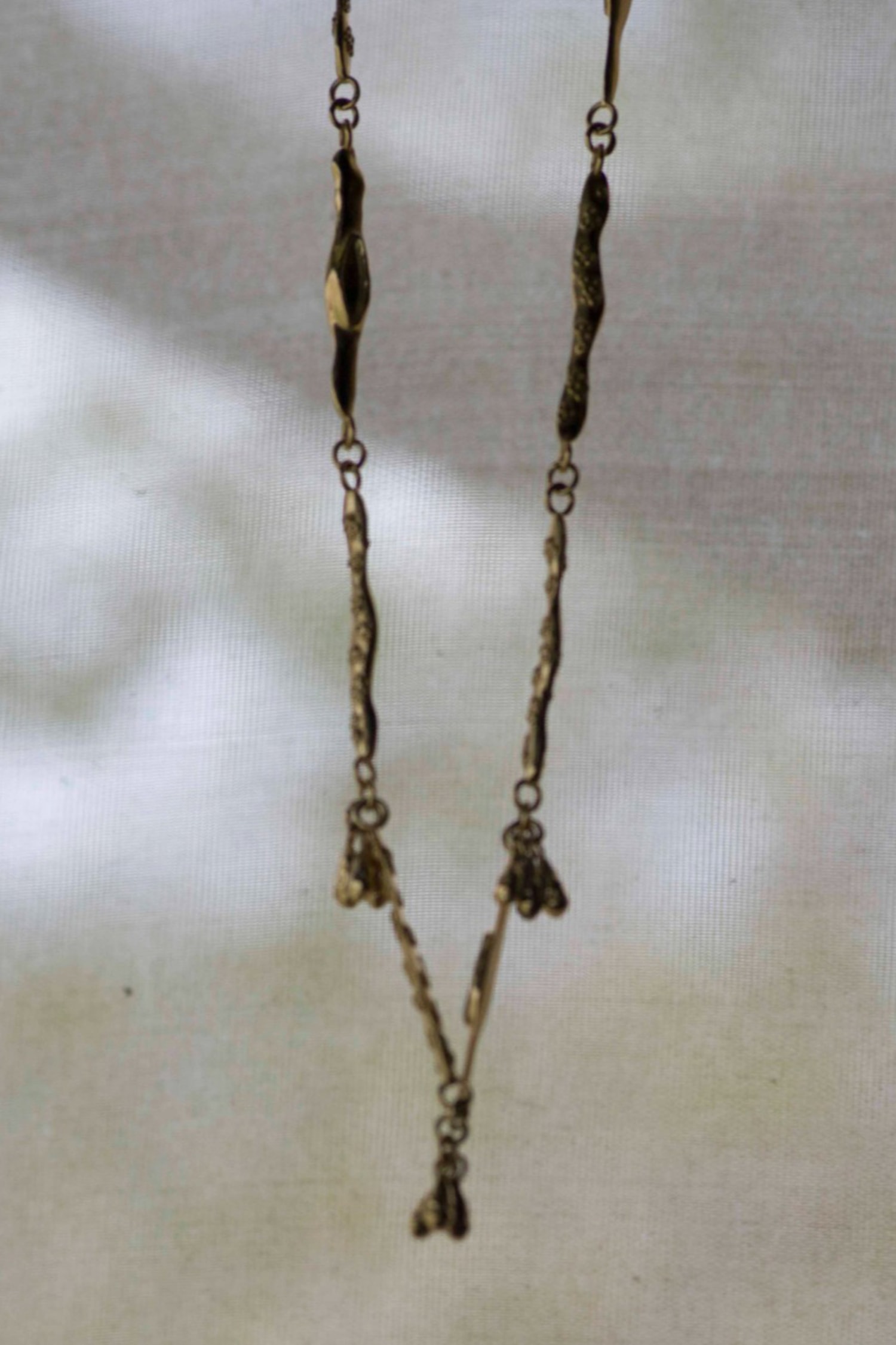 Dangling Burrow Necklace Gold Plated by Yoster | FLAIR