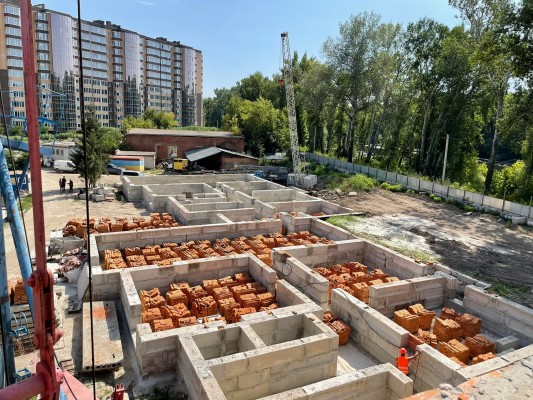 Postęp budowy ЖК Rafinad 3 kwartał 2022