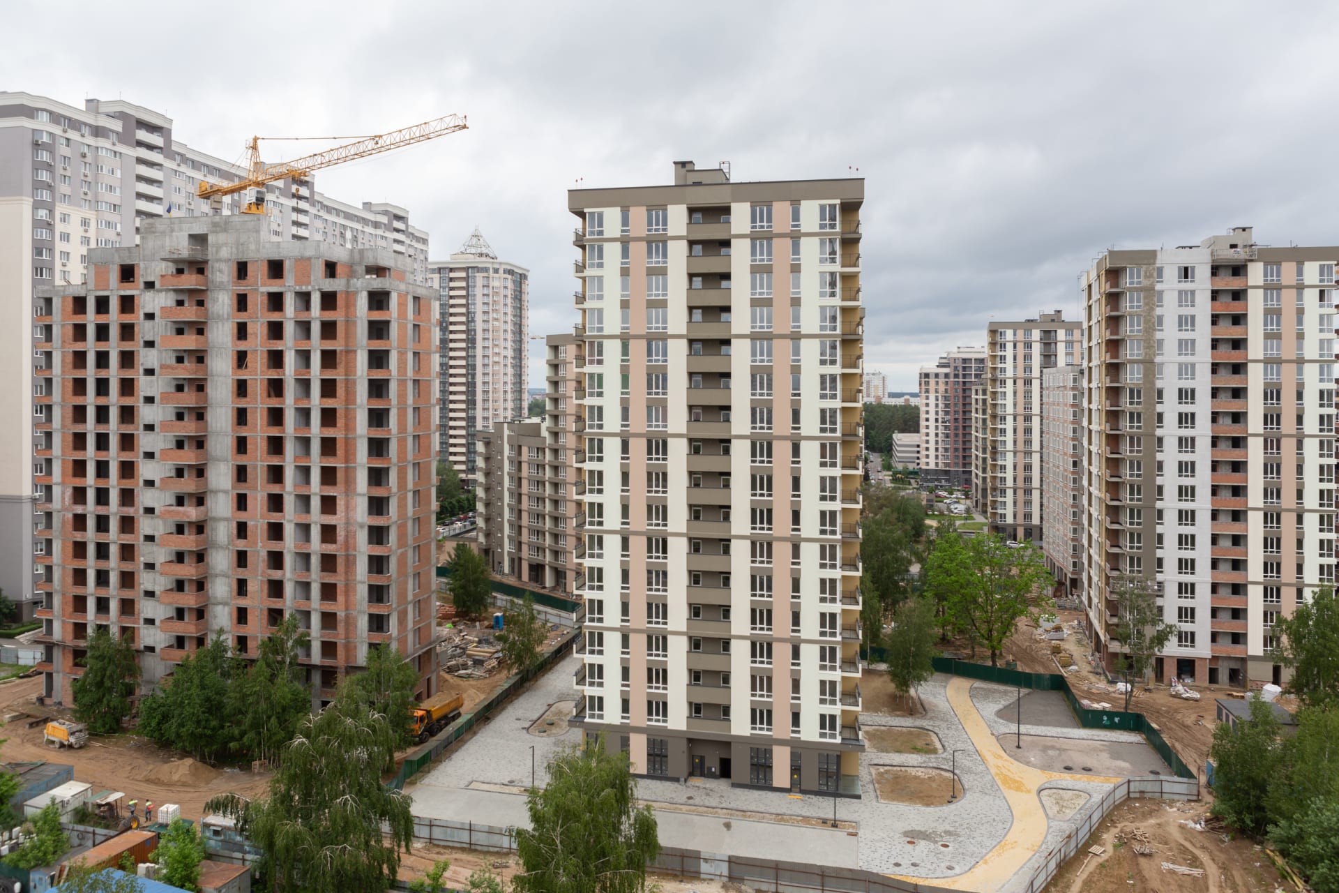 Postęp budowy ЖК Krona Park II 2 kwartał 2025