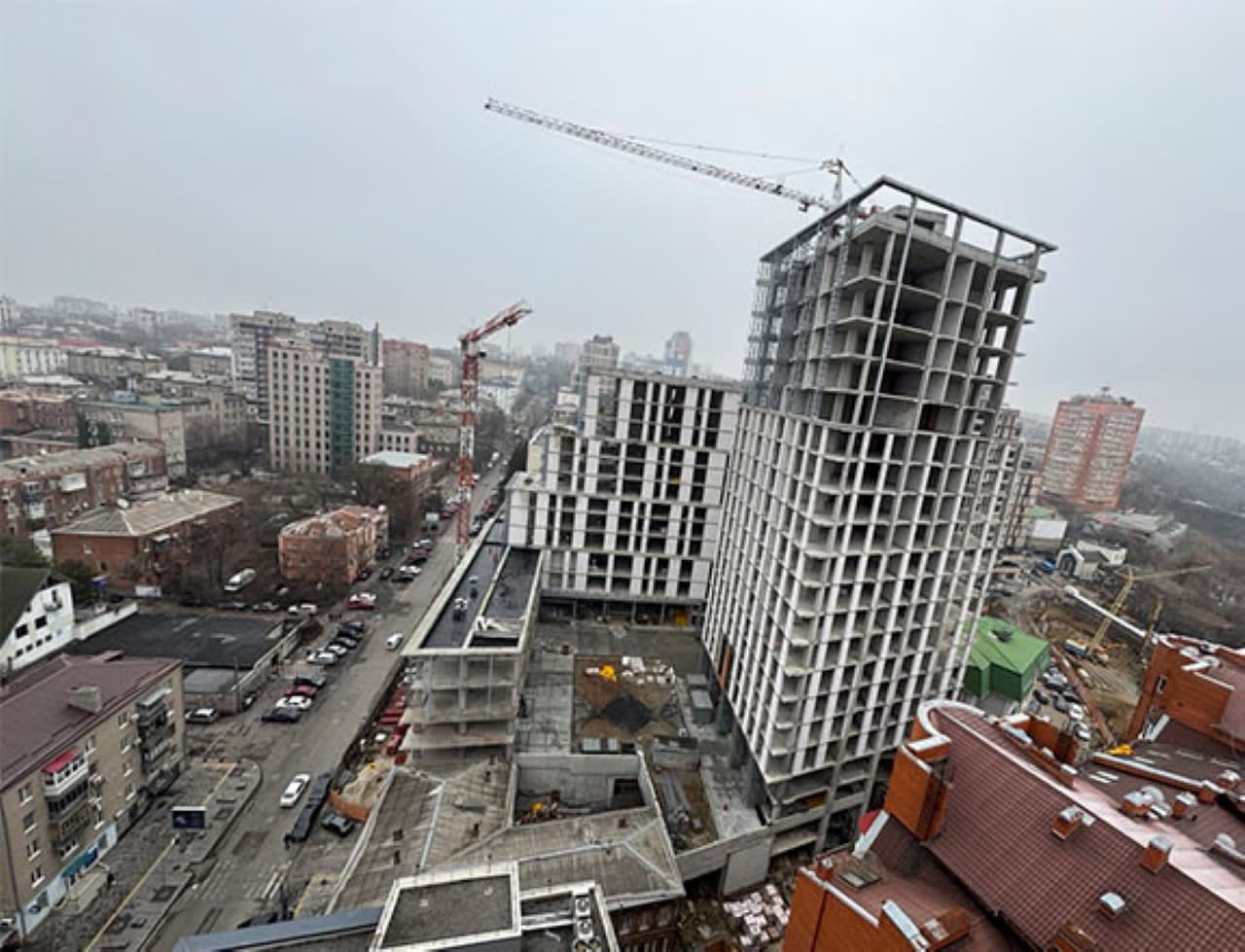 Ход строительства Ermolaev Center багатофункціональний комплекс 4 квартал 2024
