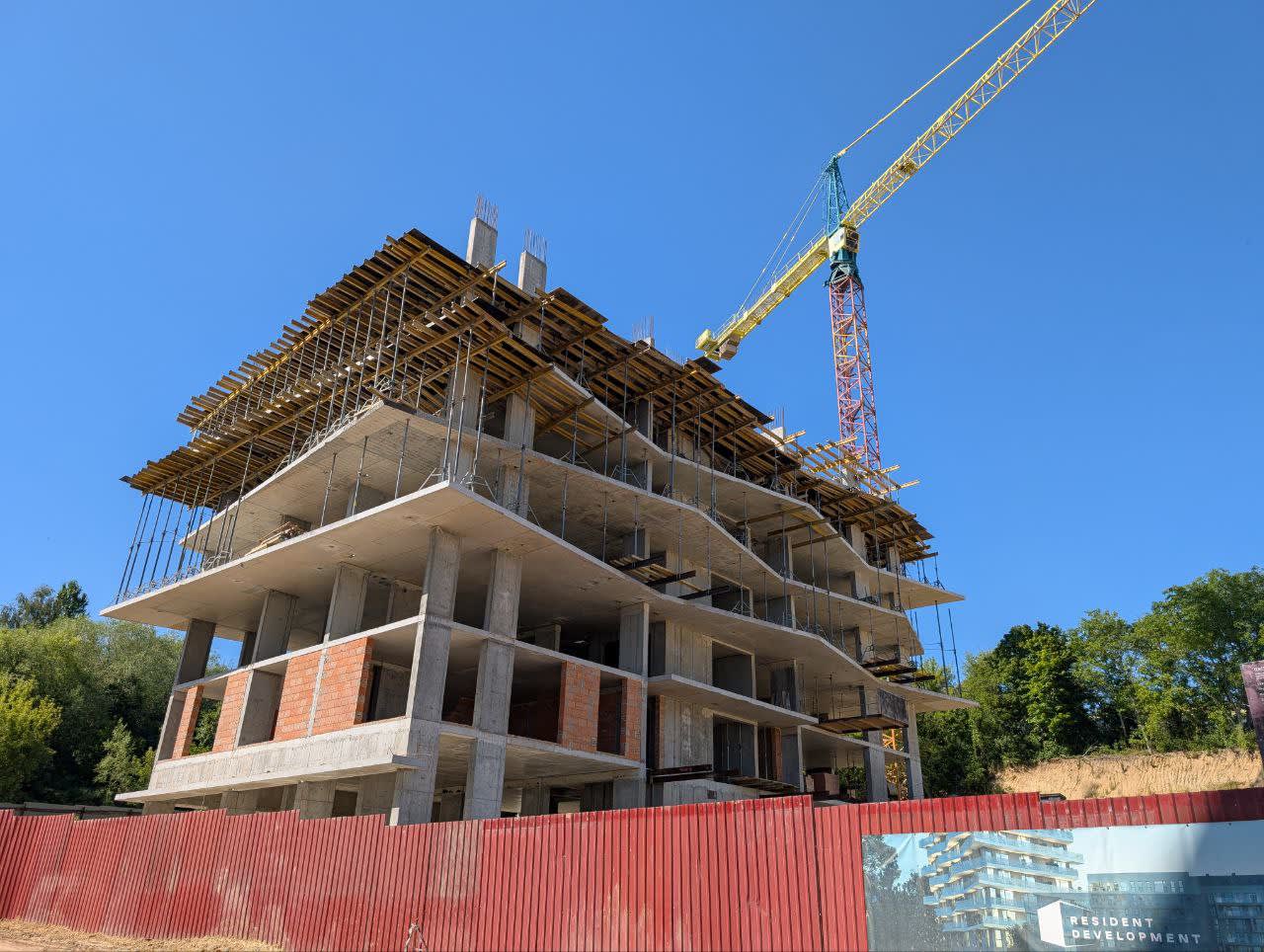Ход строительства ЖК Lennona Residents 3 квартал 2025