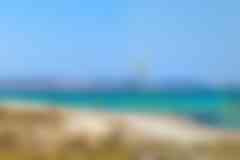 View of Aliki beach beginner kite zone south of FlaminGokite