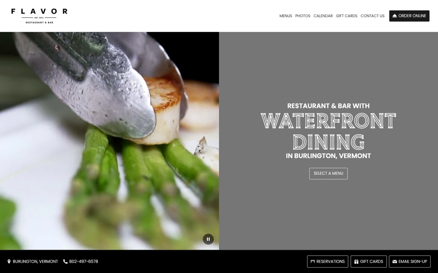 Mise En Place template screenshot