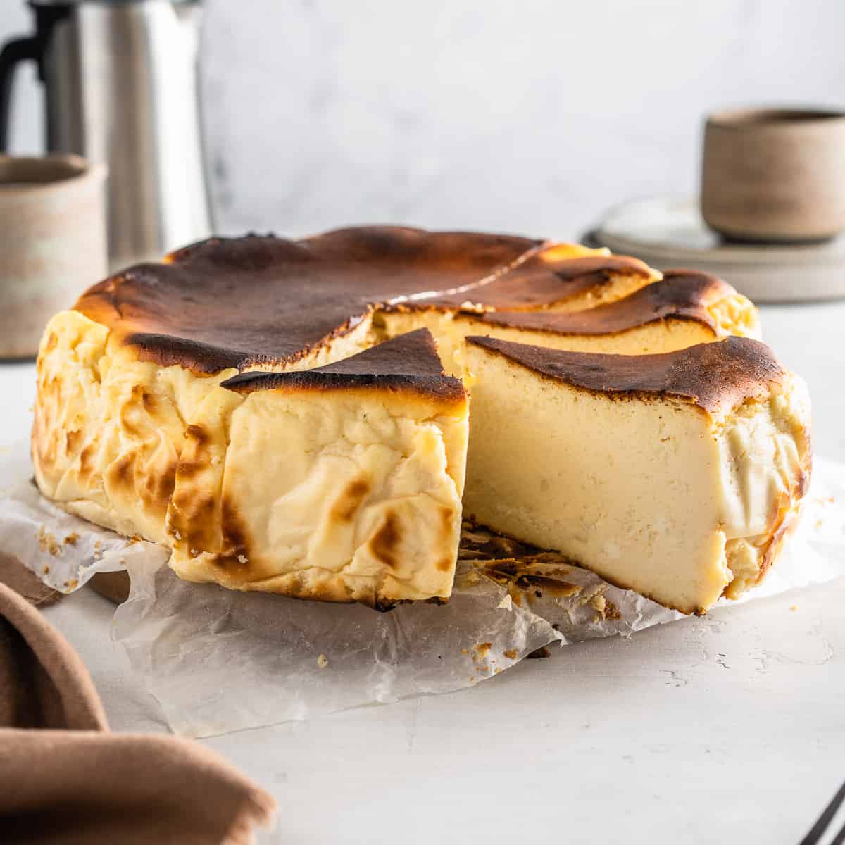 Basque-Style Baked Cheesecake