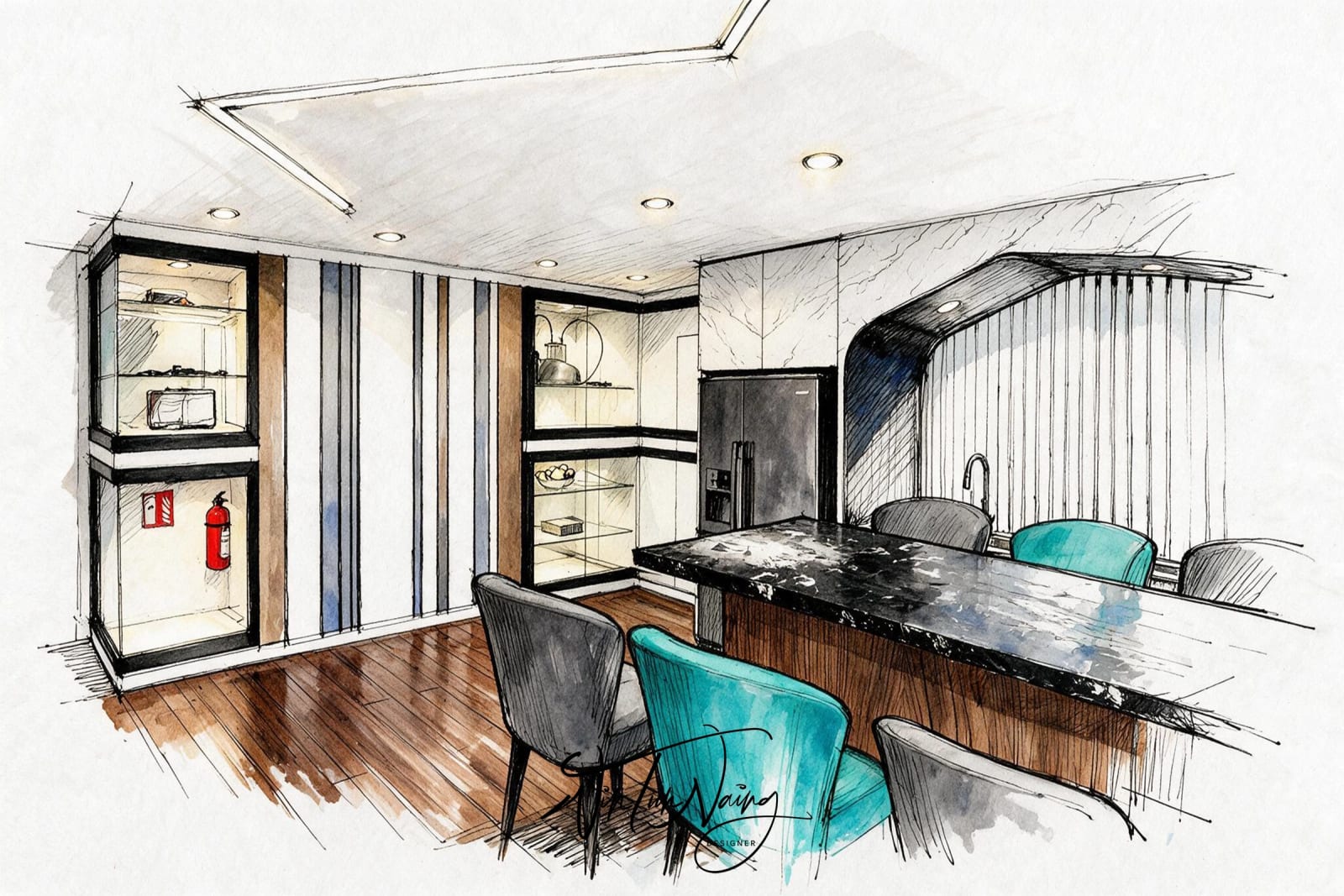Northwell _ Display & Pantry Counter _ Con 03