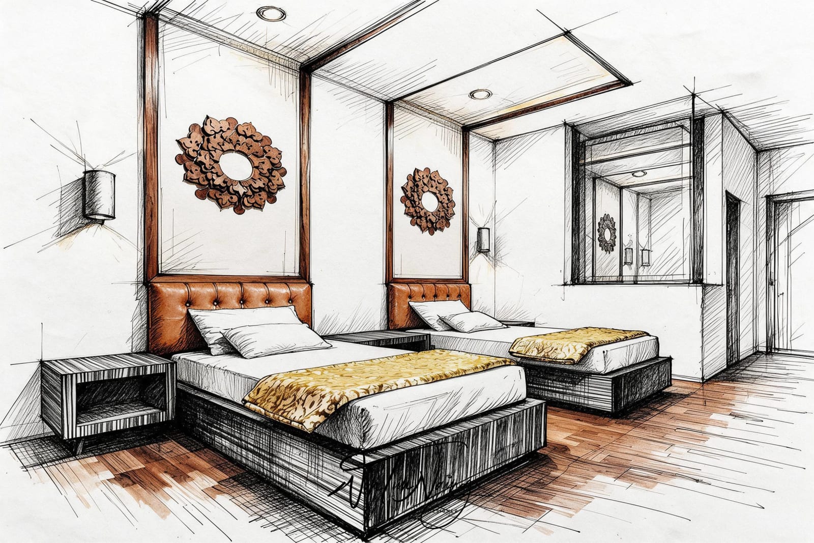 Nyaung Oo Hotel _ Twin Room _ Con 08