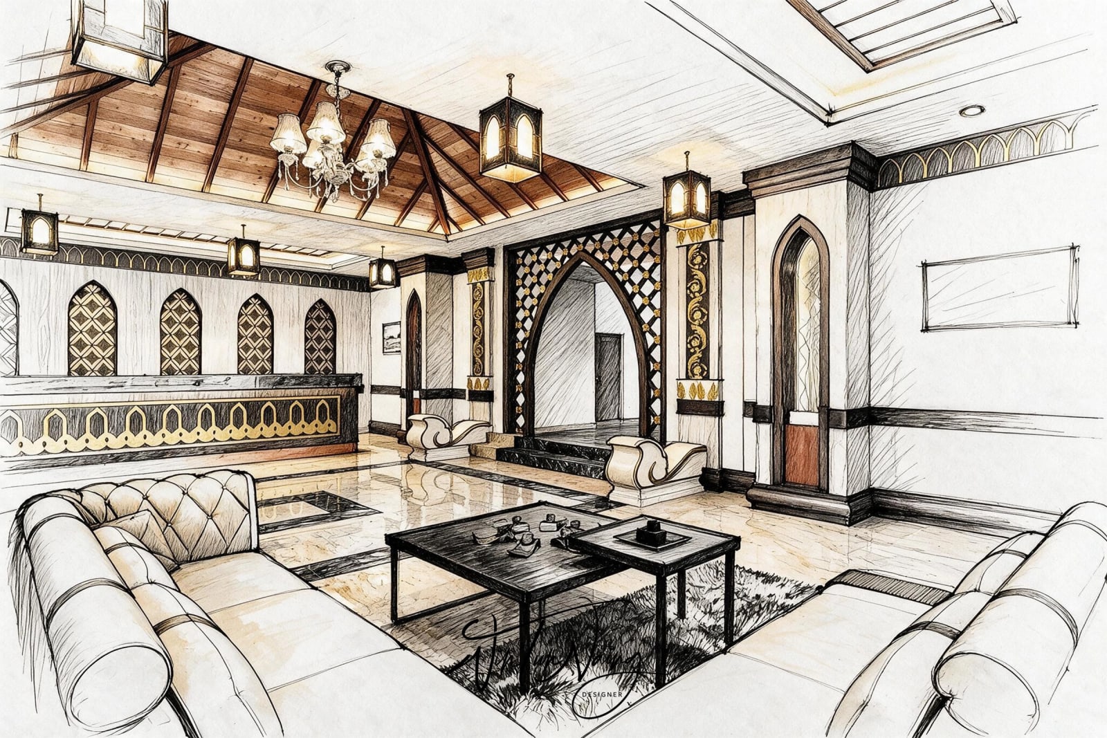 Shwe Yee Pwint Hotel _ Lobby _ Con 03