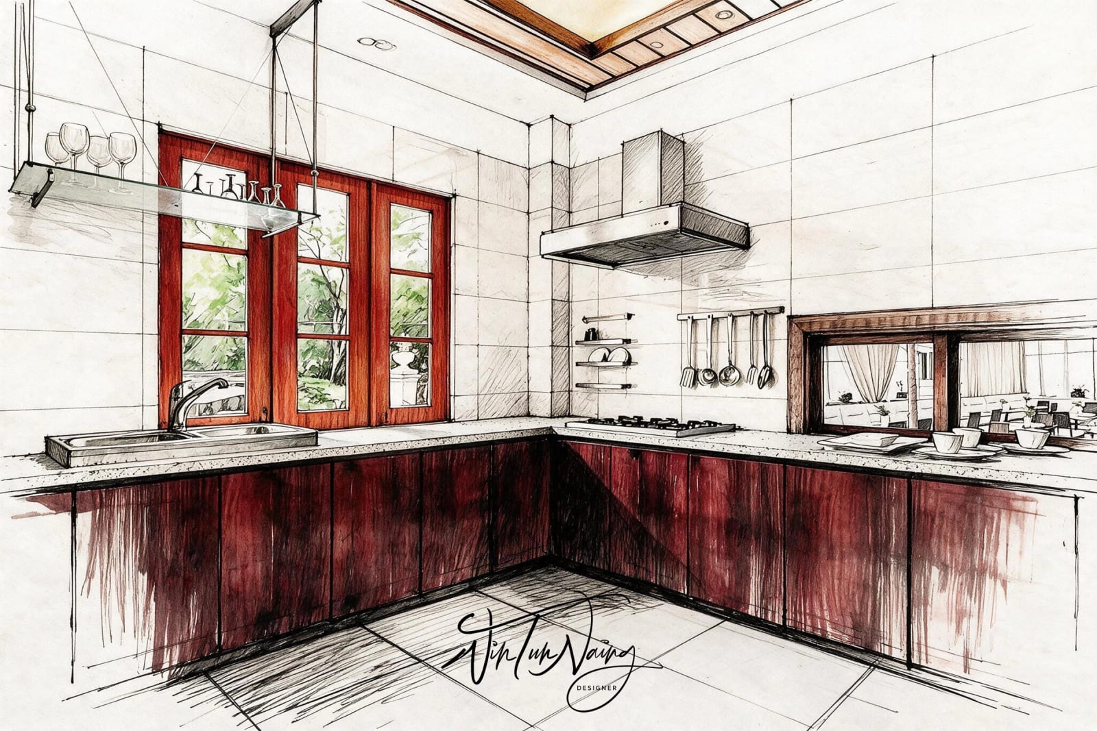 Shwe Yee Pwint Hotel _ Kitchen _ Con 08