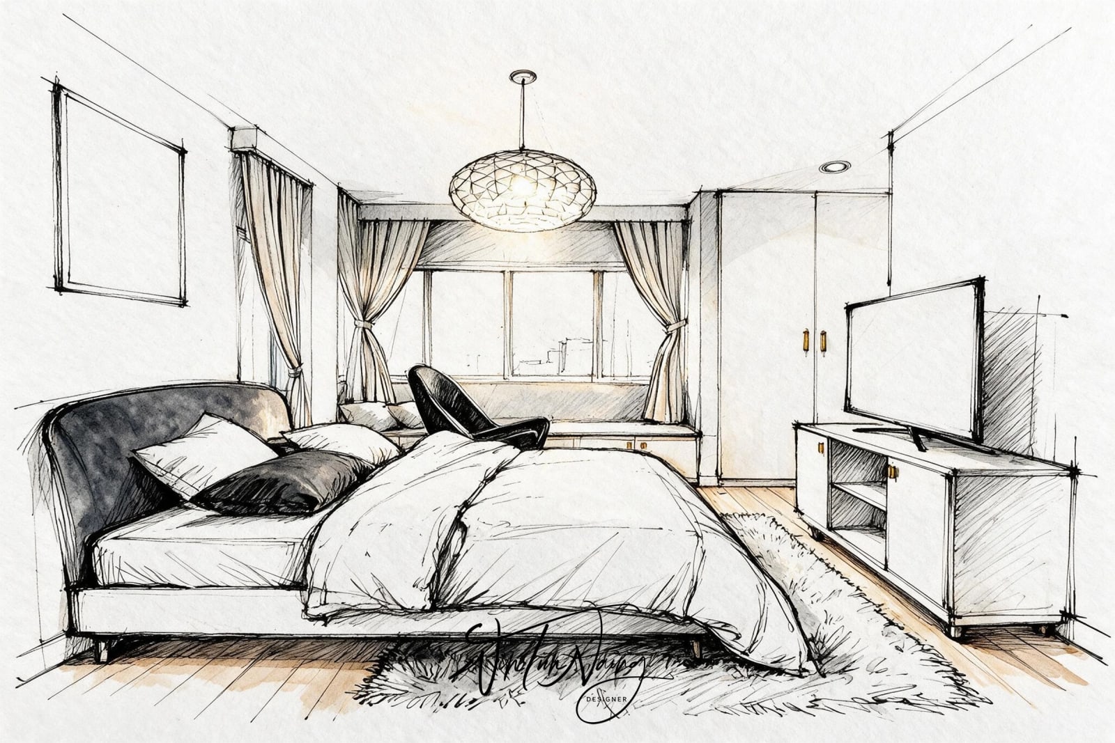West Coast _ Master Bedroom _ Con 06