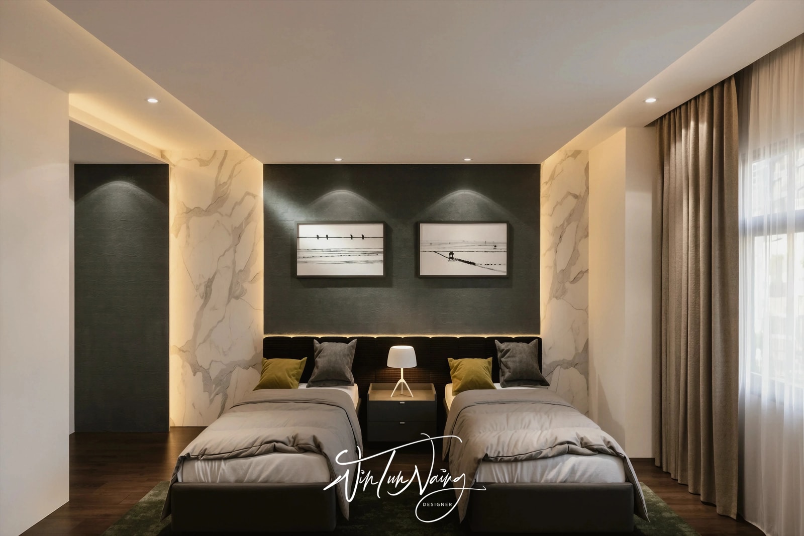 Punggol _ Twin Bedroom _ View 03