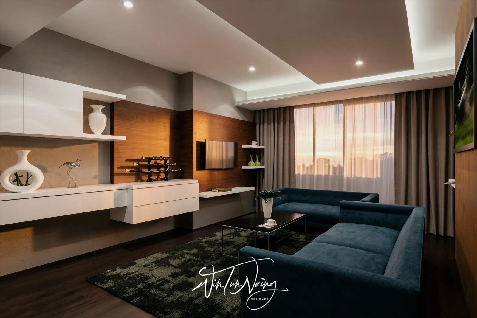 River Valley _ Living Room _ View 01