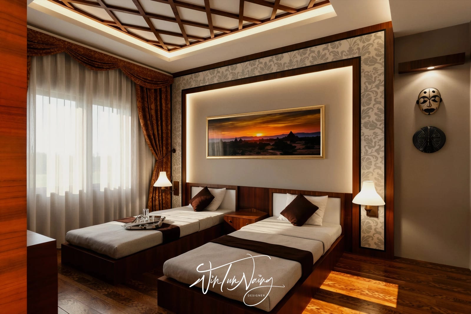 Shwe Yee Pwint Hotel _ Twin Room _ View 06