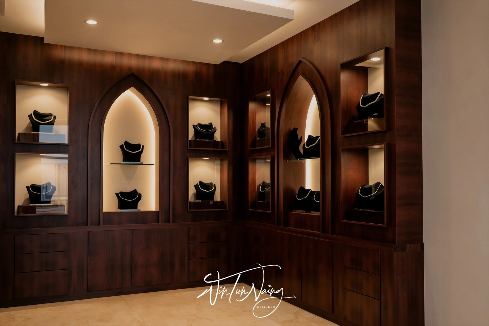 Shwe Yee Pwint Hotel _ Jewellery Display _ View 07