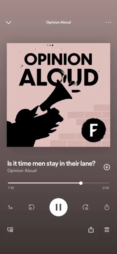 The 'Opinion Aloud' Podcast by The Fledger on Spotify