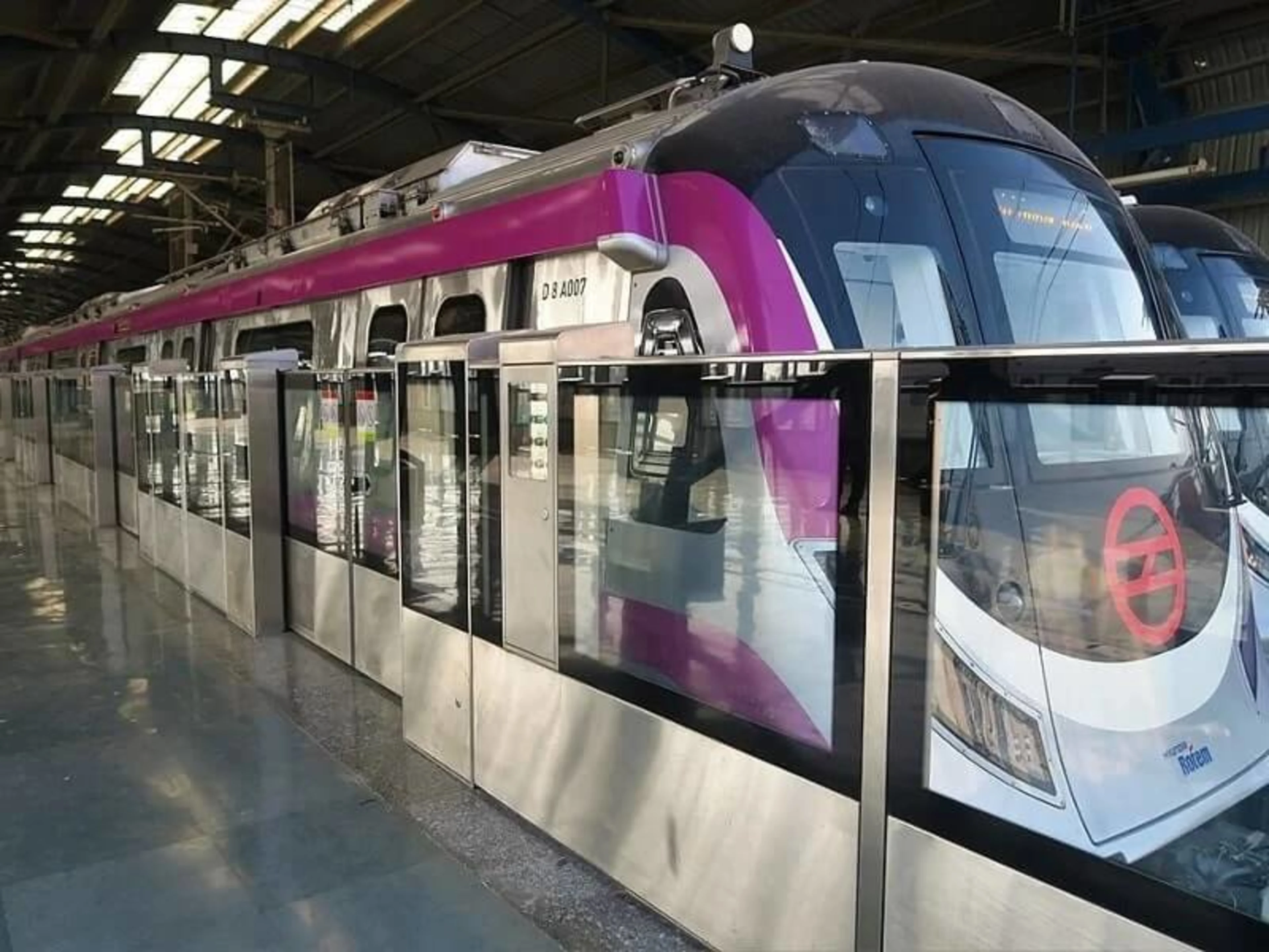 Delhi's metro was opened in 2006 and is constantly expanding through new construction phases.