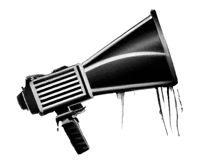 A megaphone