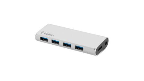 Belkin Hub 4 ports USB 3.0 avec câble USB-C