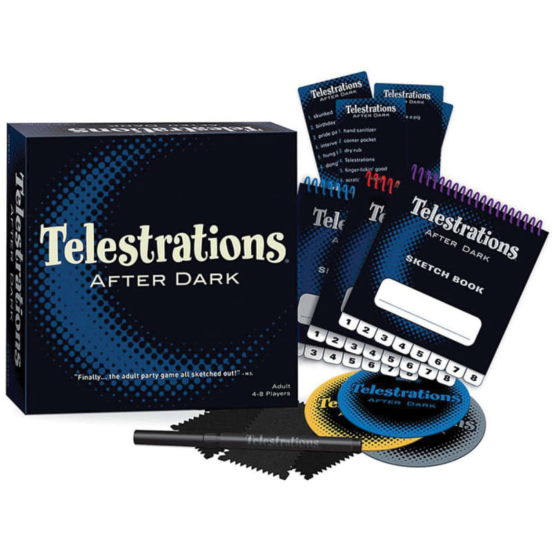 Telestrations After Dark Game at Fleet Farm