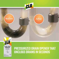 CLR Clog-Free Drain  Clears the Toughest Drain Clogs Instantly