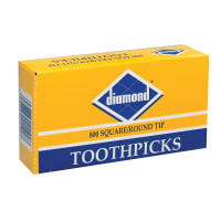 Square round toothpicks sales