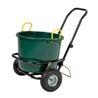Little Giant Muck Cart – Heavy-Duty Tub Cart, Holds Up To 350 Lbs, Folds For Storage