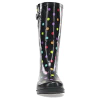 Ladies Dot City Black Waterproof Tall Rain Boot by Western Chief at Fleet Farm