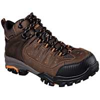For Work Men s Brown Orange Delleker Lakehead Waterproof Steel Toe