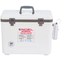 Engel 30 Quart Live Bait Drybox/Cooler with Rod Holders – Bull Bay Tackle  Company
