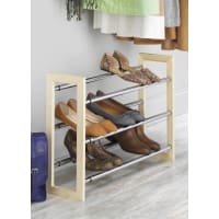 FastTrack Espresso Wooden Shoe Shelves by Rubbermaid at Fleet Farm