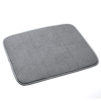 Norpro 16 x 18 Inches Microfiber Dish Drying Mat, Grey