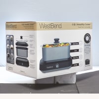 West Bend 5 Quart Oblong Slow Cooker With Travel Tote, Cookers & Steamers, Furniture & Appliances