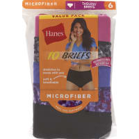 Girls' Assorted No Ride Up Briefs - 10 Pk by Hanes at Fleet Farm