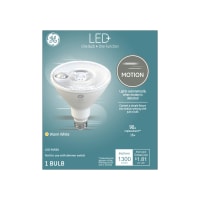 Ge led+ motion led flood light outdoor light bulb warm white hot sale