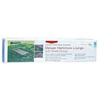 Deluxe 4 Point Lounge Hammock w Canopy by Algoma Net Company at