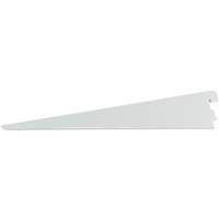 Rubbermaid 6.5 in. White Twin Track Bracket for Wood Shelving