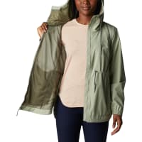 Columbia Isabella Lake Long Women's Dark Navy Blue Rain Windbreaker Jacket  Sizes