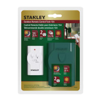 Stanley Outdoor Remote Control Twin 15a Grounded Outlet 80 Ft