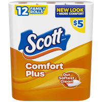Scott Comfort Plus Toiletten papier, 48 Doppelrollen, 231 Blatt pro Rolle, sep t