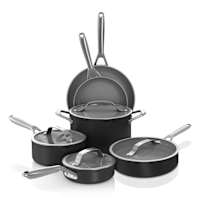 NeverStick™ Ceramic Pro™ 10-Piece Cookware Set Black by Ninja at